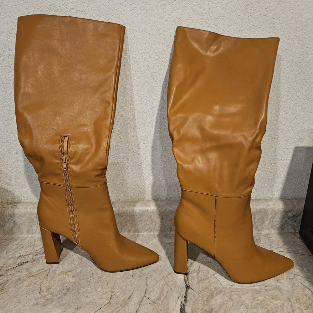 Women's Tan Leather Boots
